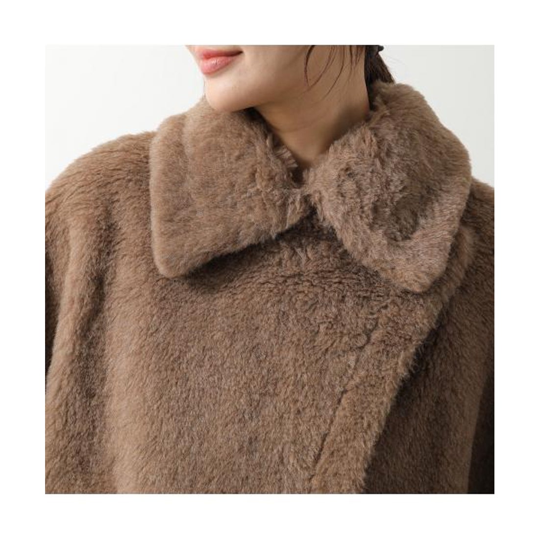 マックスマーラ Max Mara MAX MARA ポンチョ TEBE4 テディベア ケープ