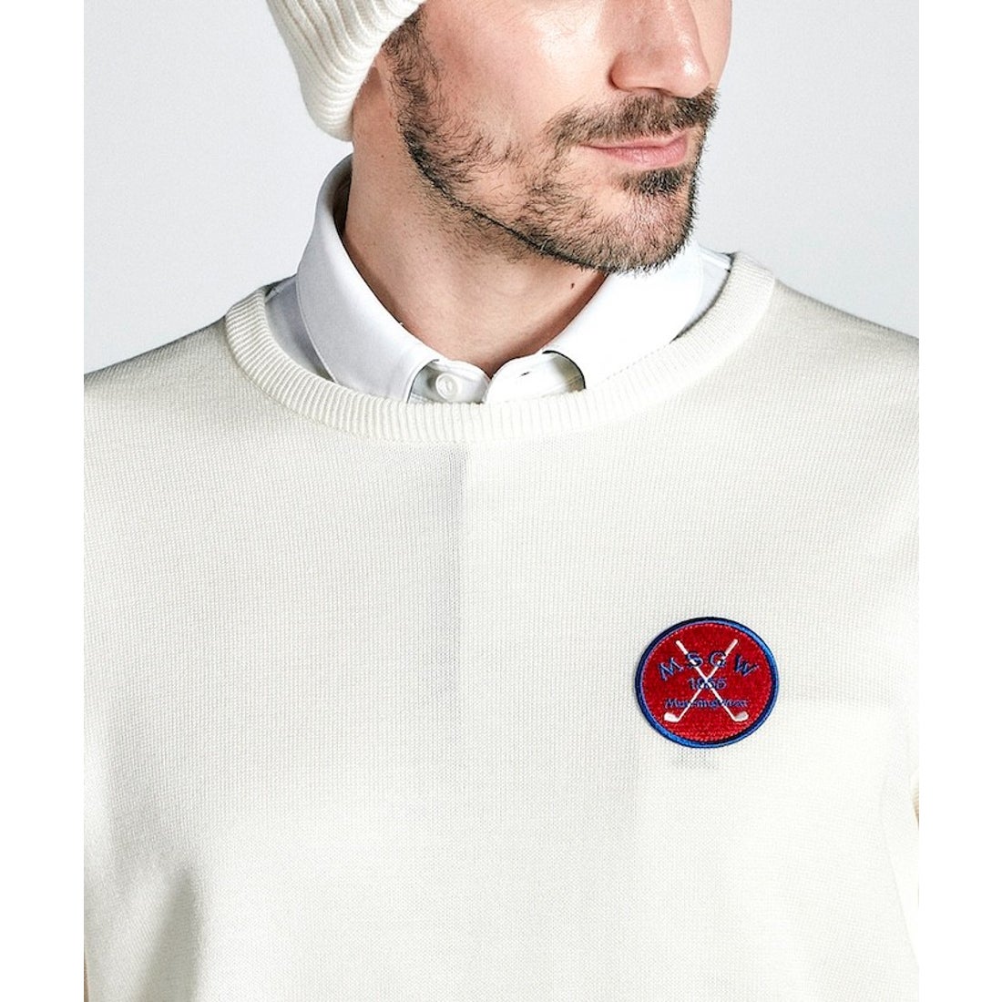 MUNSINGWEAR 吸湿発熱 ワッペンセーター -デサントストア-DESCENTE STORE-