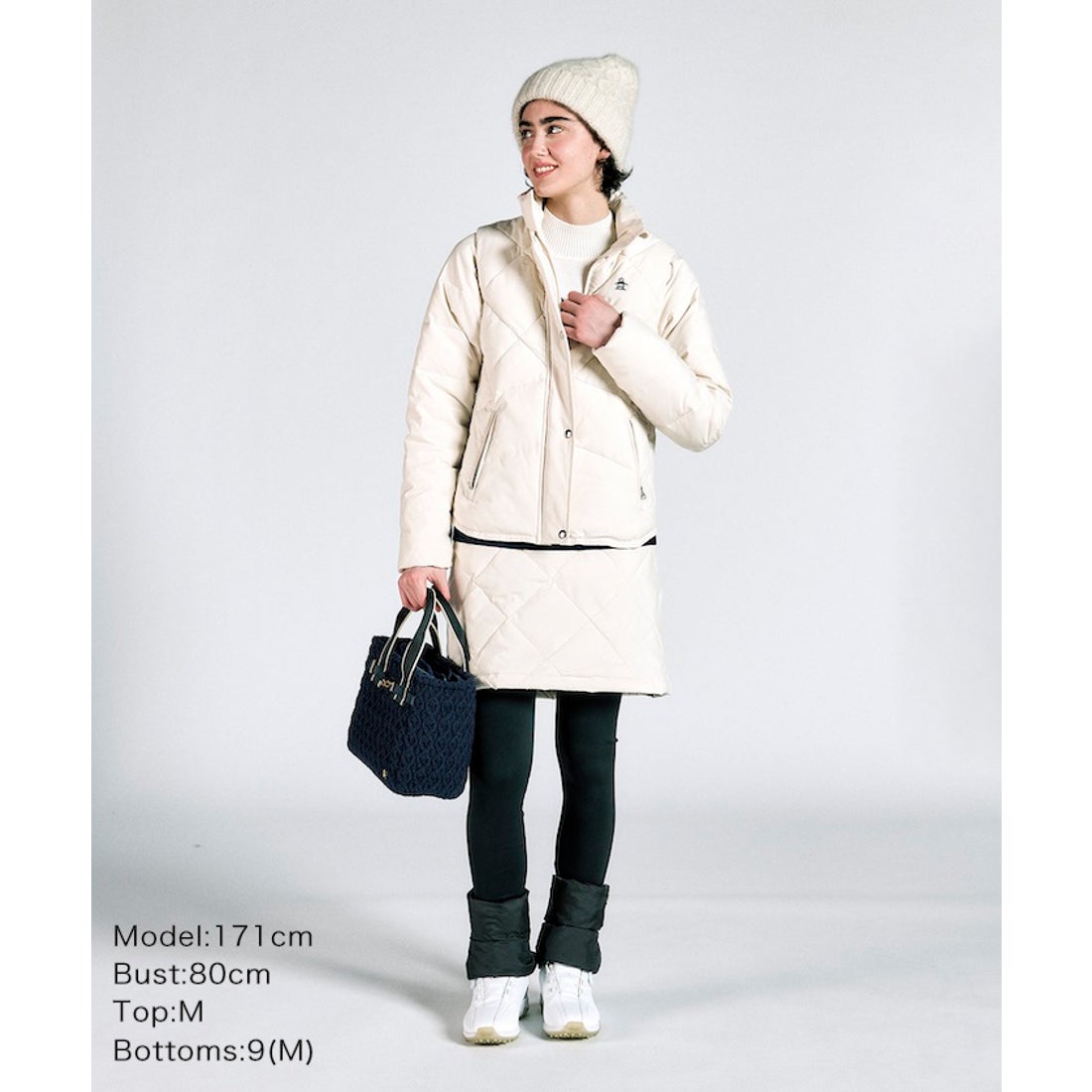 MUNSINGWEAR 中わたキルトスカート -デサントストア-DESCENTE STORE-