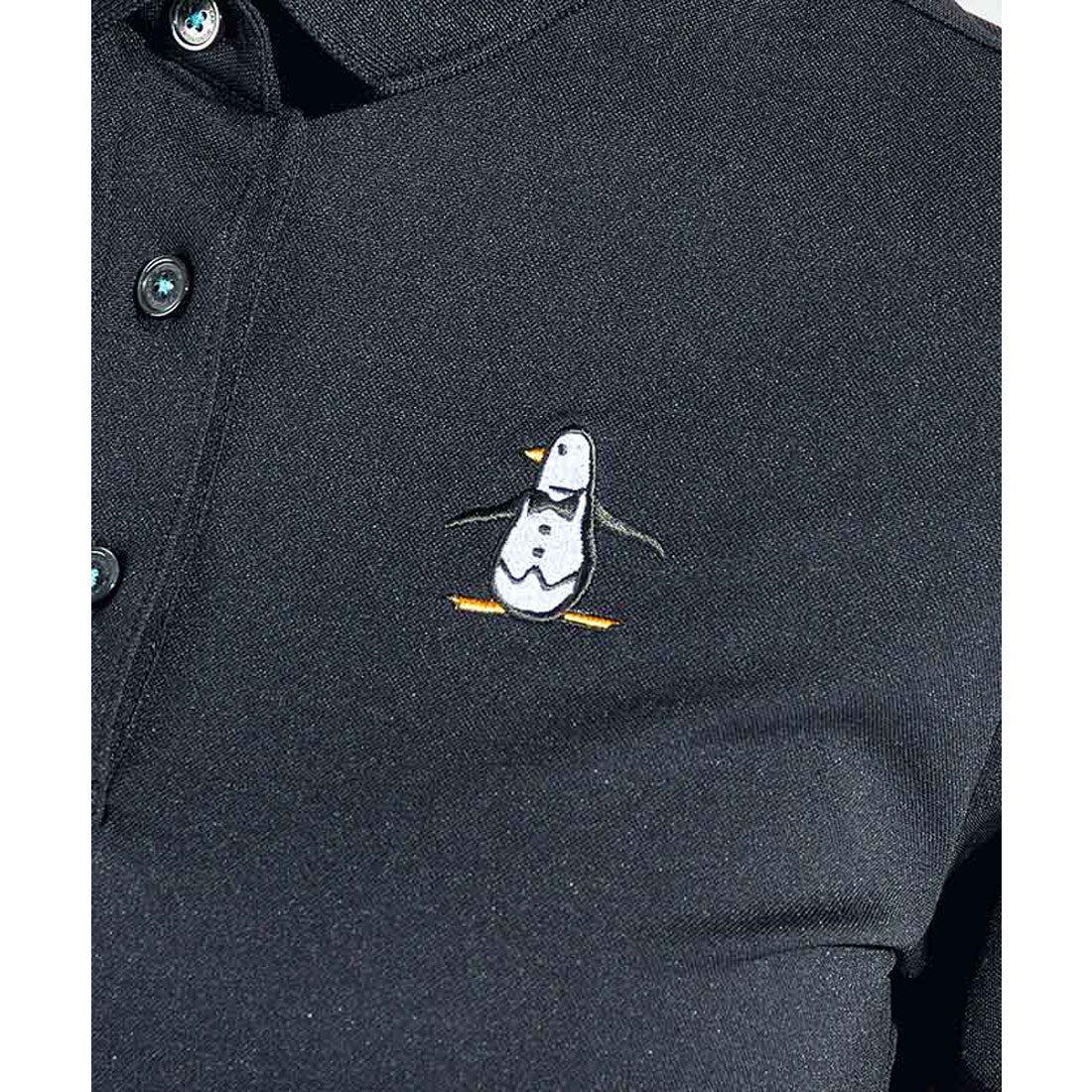 マンシングウェア MUNSINGWEAR Sunscreen NIR鹿の子 ペンギン刺繍 半袖