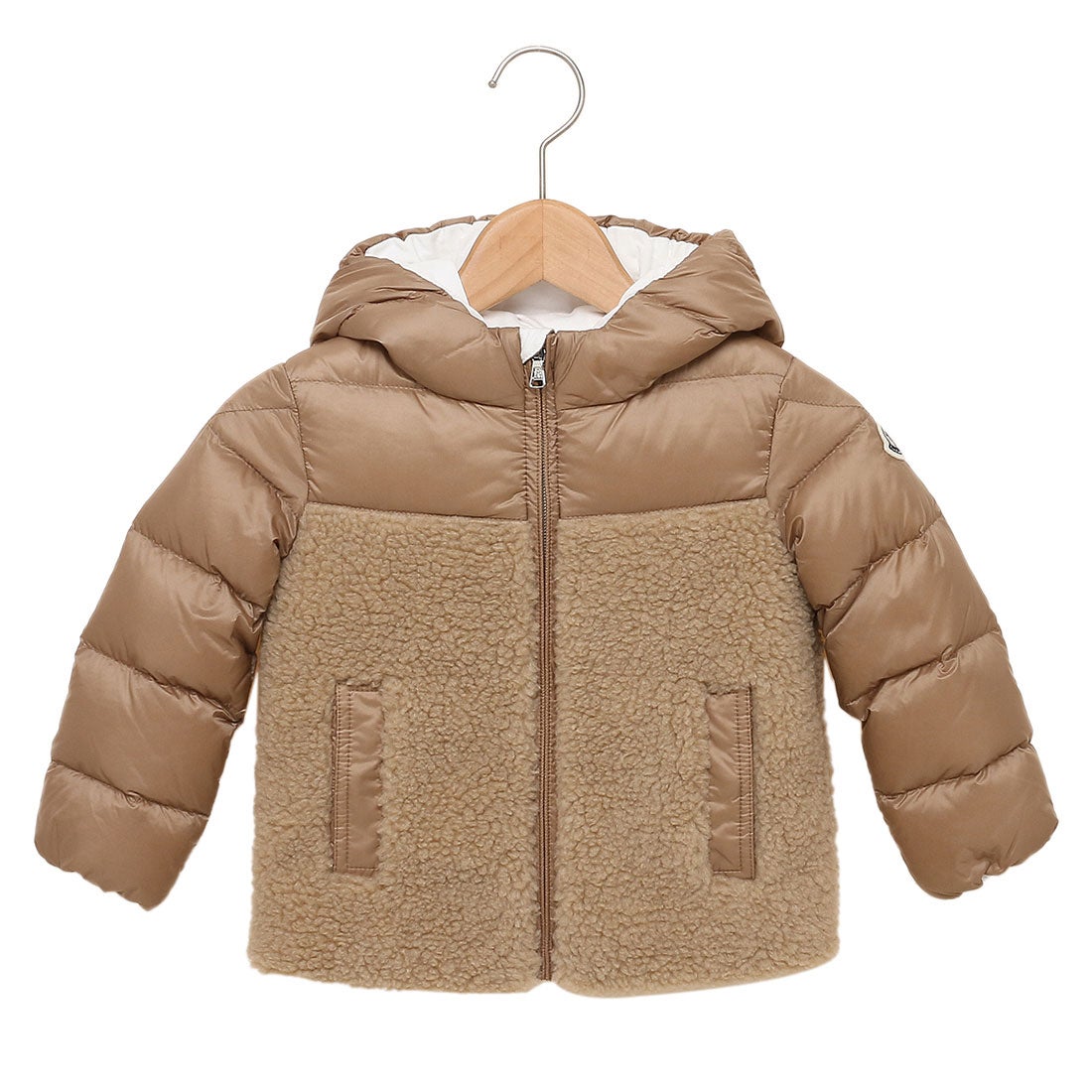 モンクレール MONCLER ベビー服 子供服 ダウンジャケット ベージュ
