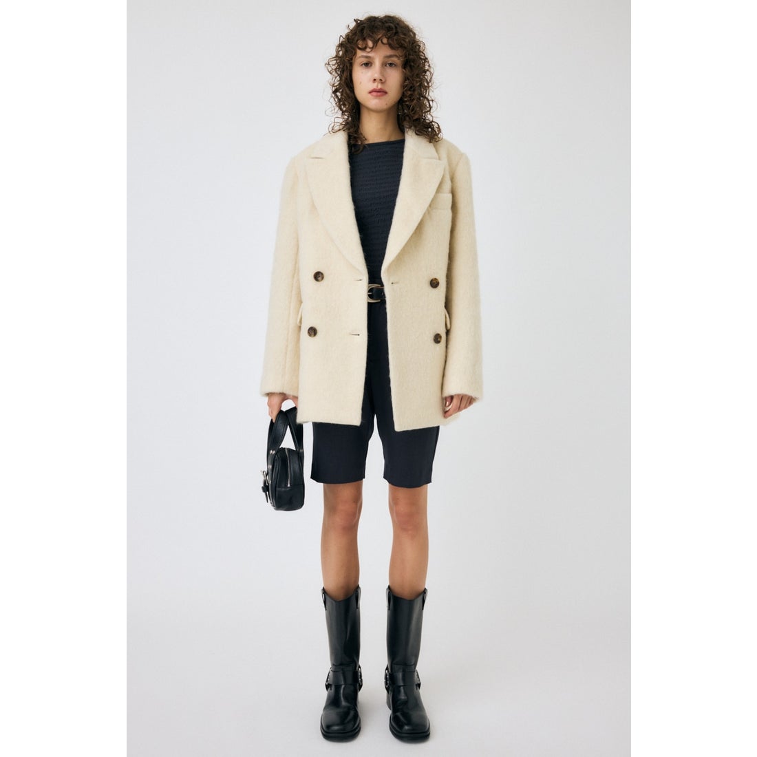 MOUSSY OVER ブレザー ECRU -ファッション通販 FASHION WALKER