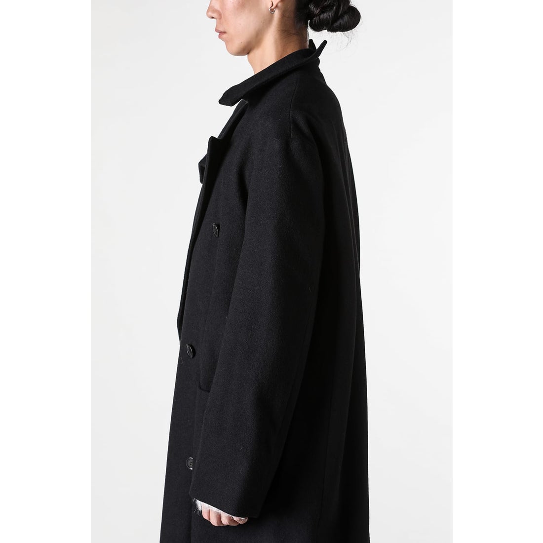 エムエーエスユー MASU Bat Collar Over Coat （BLACK） 通販 大阪