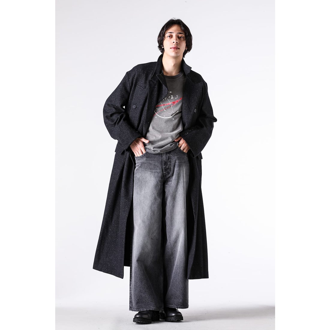 エムエーエスユー MASU CAPTAIN OVER COAT （Black） - ファッション