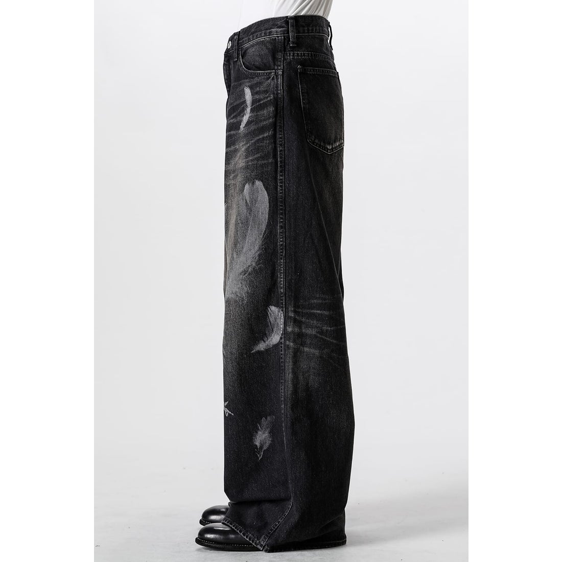 MASU Masu Boys Feather Baggy Jeans BLACK _ FASCINATE Osaka Japan