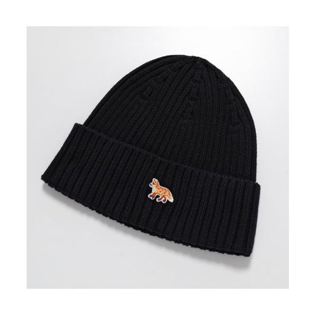 メゾンキツネ MAISON KITSUNE MAISON KITSUNE ニット帽 BOLD FOX HEAD