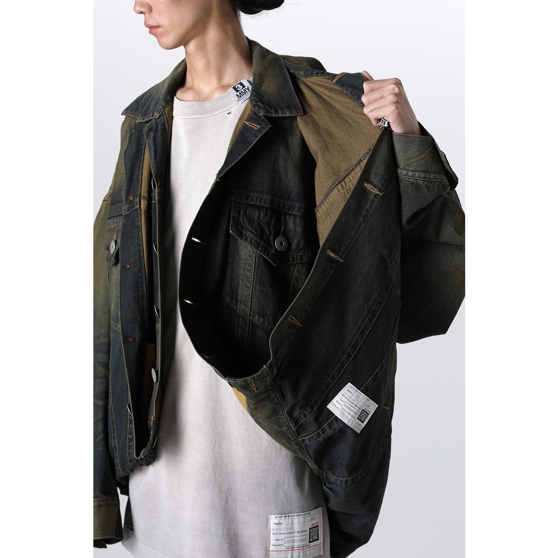 メゾン ミハラヤスヒロ Maison MIHARA YASUHIRO Double Layered Denim