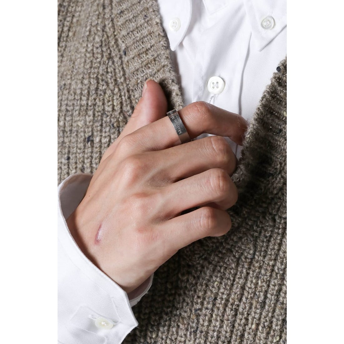 メゾン マルジェラ MAISON MARGIELA Logo Ring （Silver