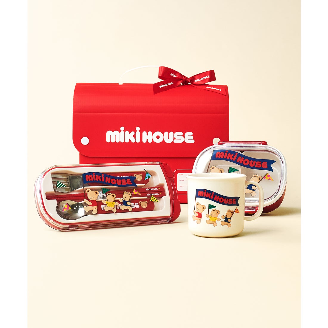 ミキハウス MIKI HOUSE ミキハウスベアシリーズ ランチグッズギフト