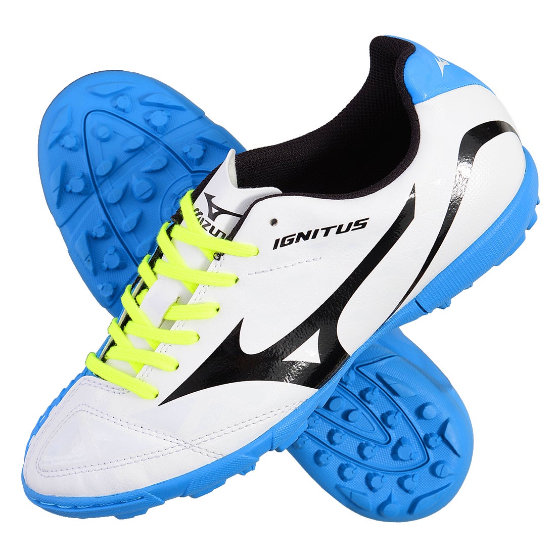 MIZUNO ミズノ イグニタス4 AS ジュニア(ホワイト×ブルー) P1GE173209