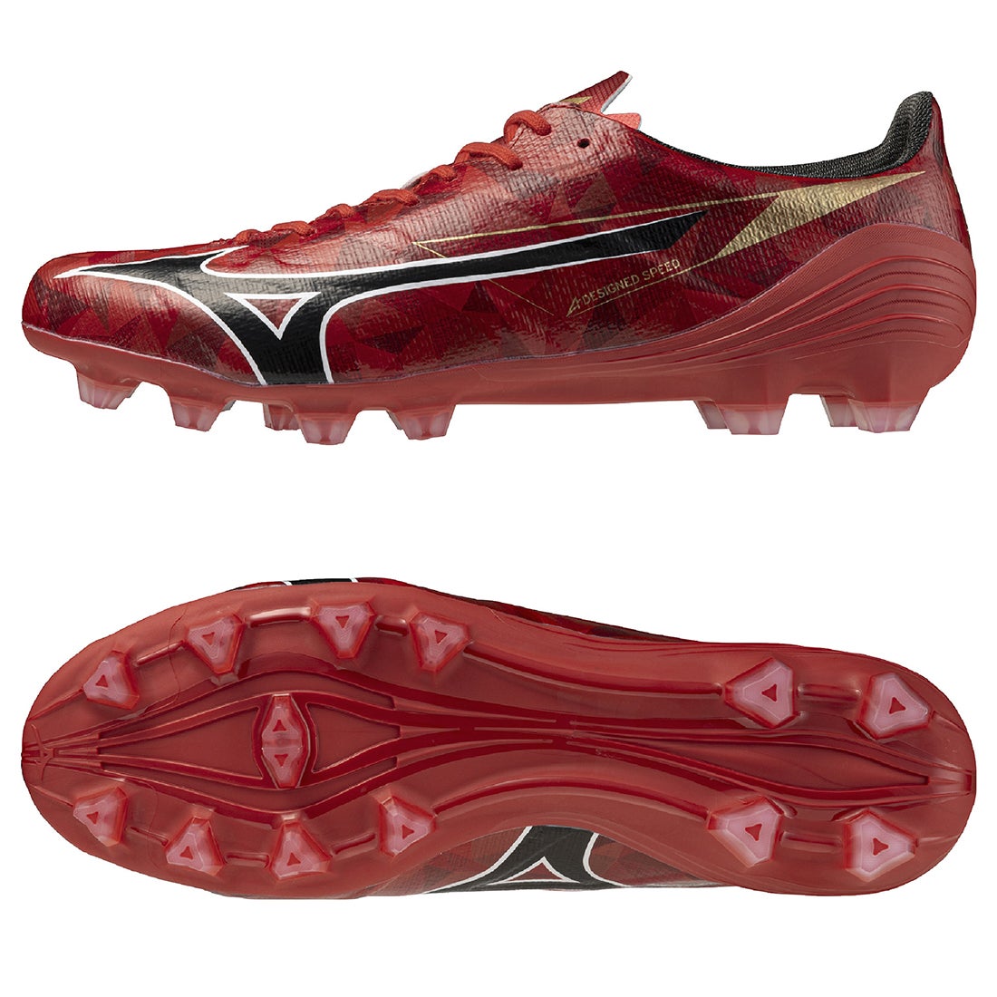 MIZUNO ミズノアルファ2 PRO(レッド×ブラック) P1GA256460 サッカー
