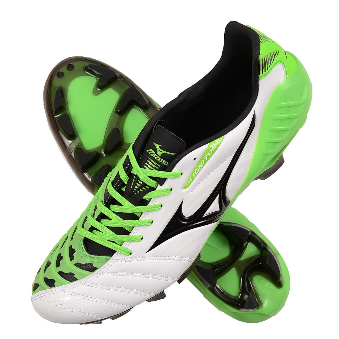 MIZUNO ミズノ ウェーブ イグニタス 3 SL(ホワイト×グリーン