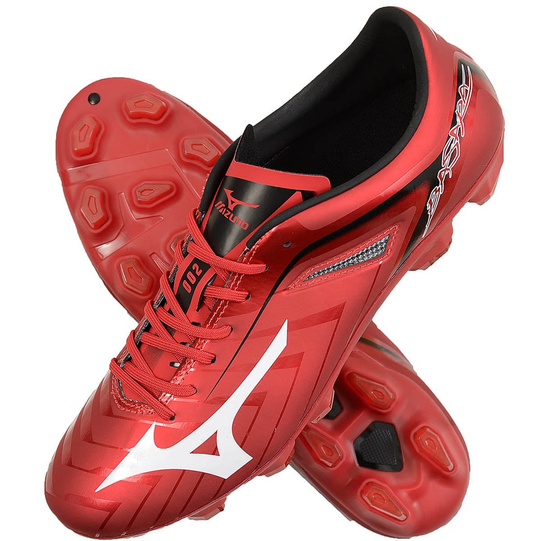 MIZUNO ミズノ バサラ 002 MD(レッド×ホワイト) P1GA156301 レッド