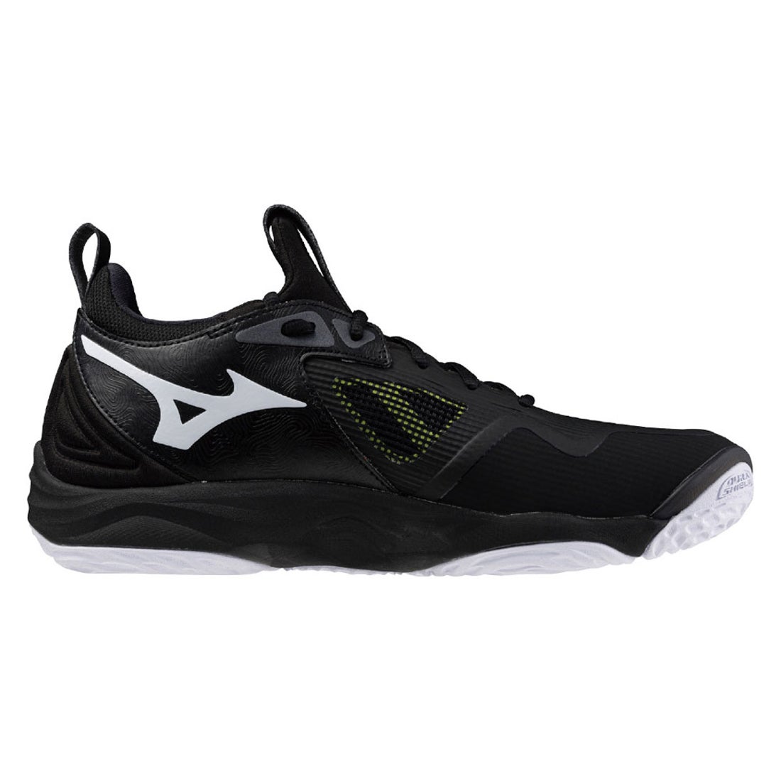 MIZUNO ミズノ WAVE MOMENTUM 3 （ブラック×ホワイト×グリーン