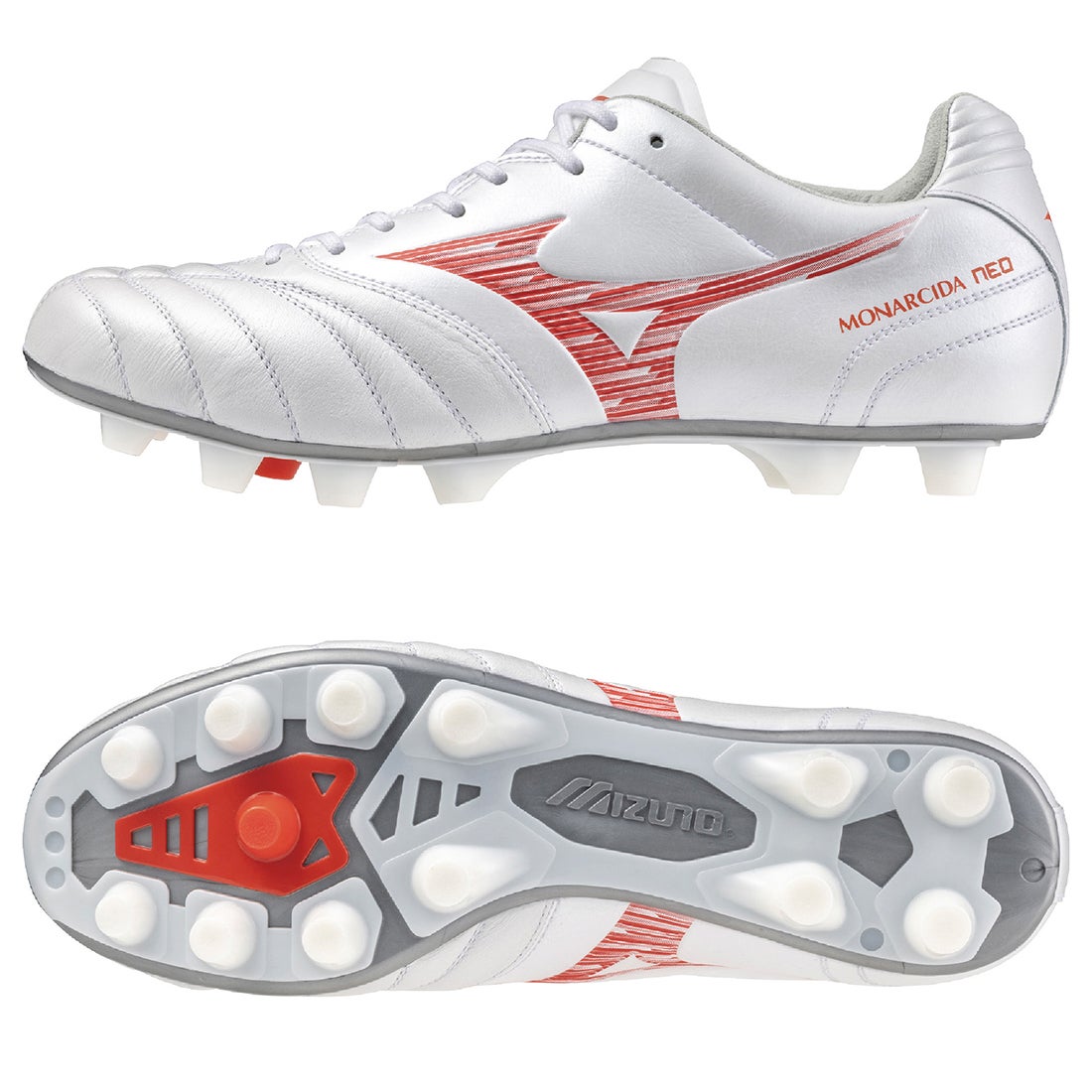 MIZUNO ミズノ モナルシーダ NEO III WIDE ELITE(ホワイト×レッド