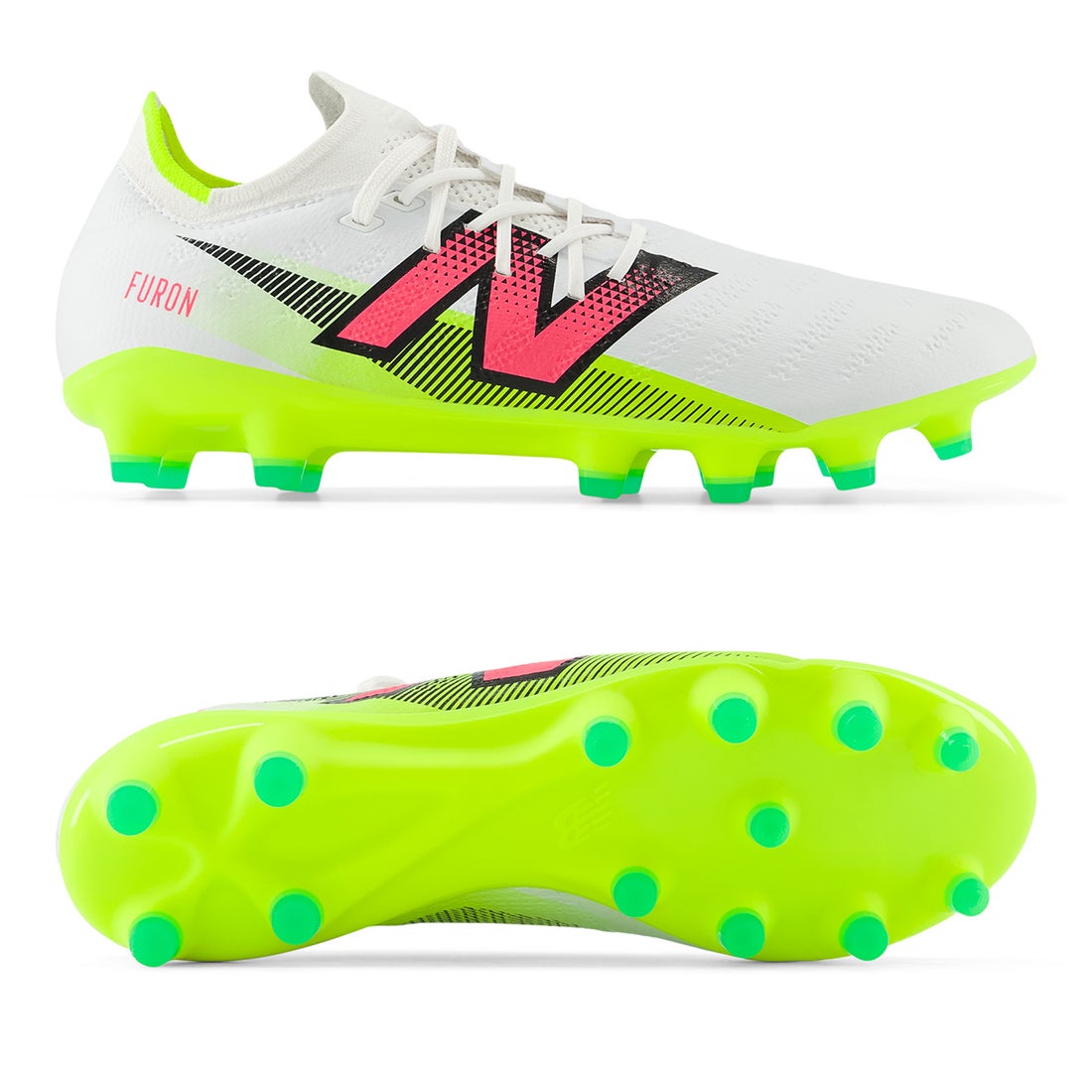 New Balance ニューバランス FURON PRO HG ウィズ：D(ホワイト×ピンク