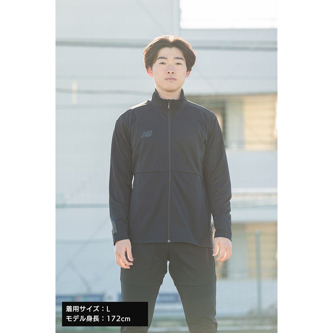 New Balance ニューバランス Black Out ジャガードトラックニット