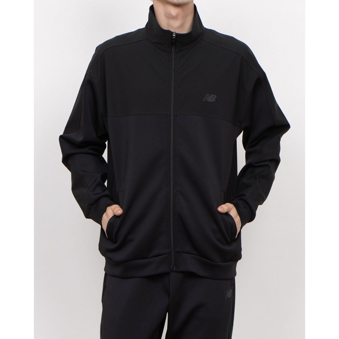 ニューバランス New Balance メンズ ニットジャケット ウーブンコンビ
