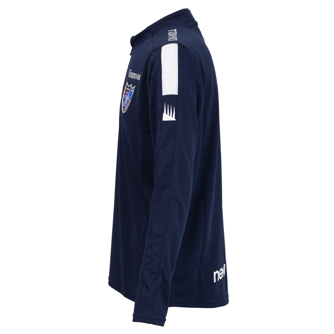 New Balance FC東京 2023 ウォームアップハーフジップトップ(ネイビー