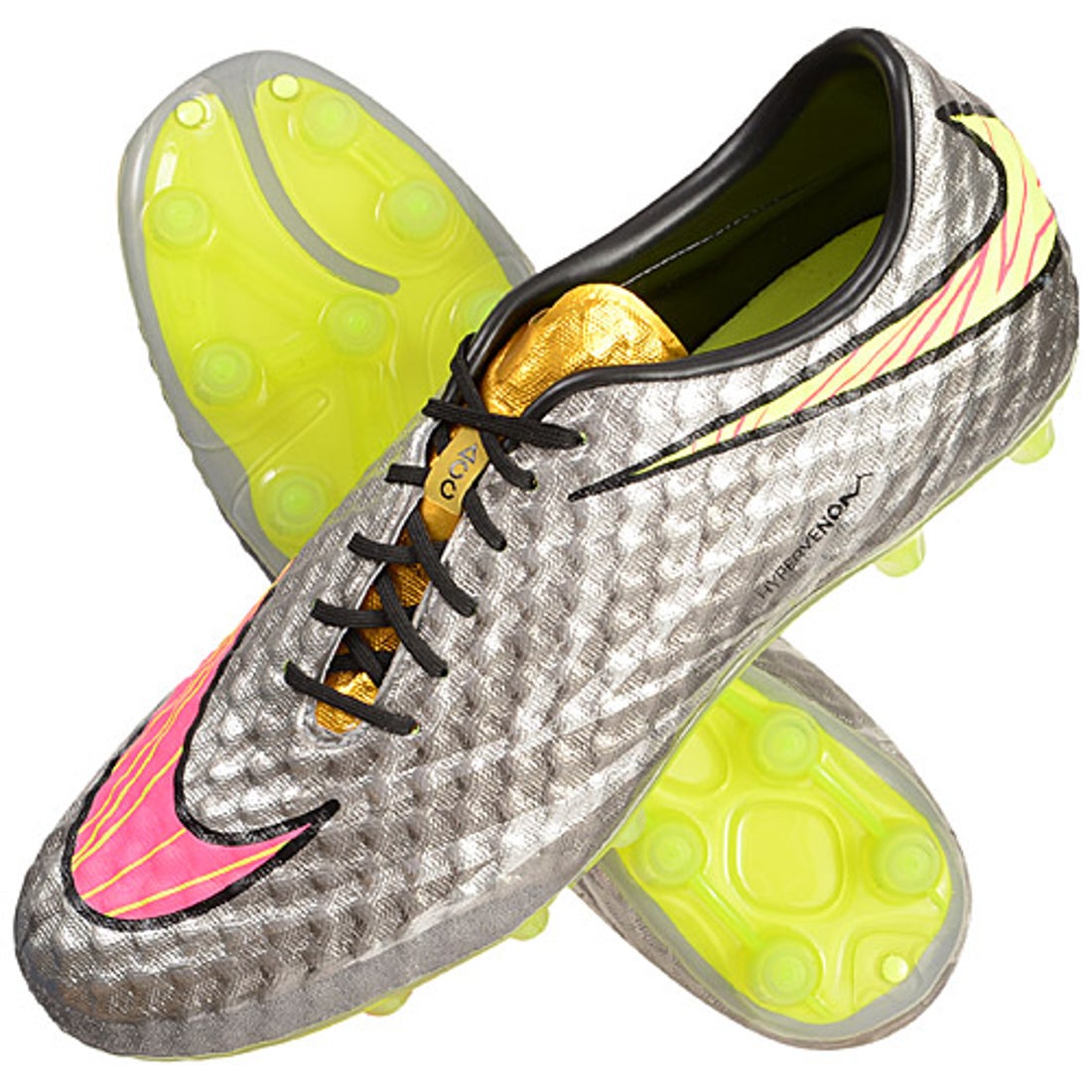 NIKE ナイキ ハイパーヴェノム ファントム PREM HG-E(シルバー) 677583