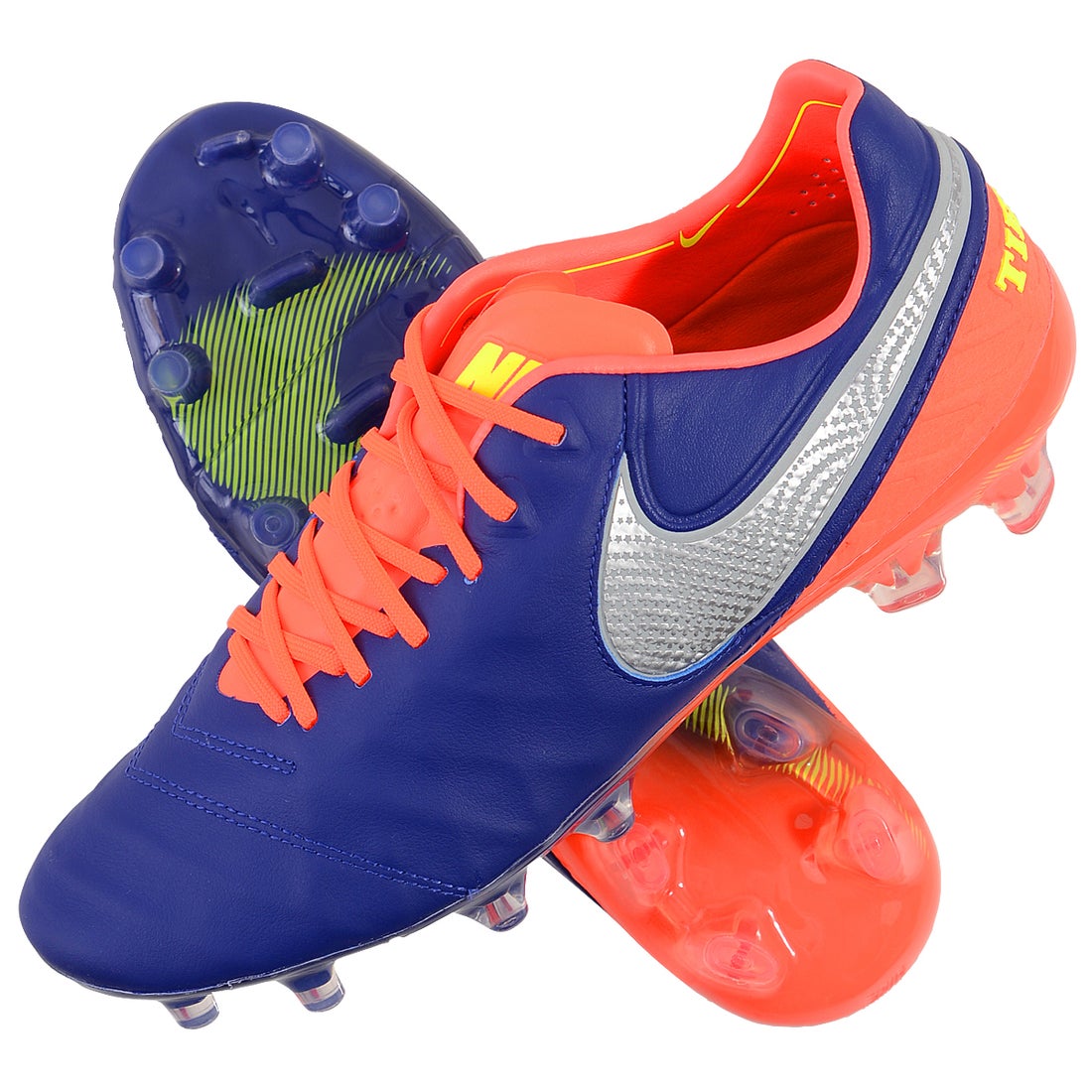 NIKE ナイキ ティエンポ レジェンド VI FG（ネイビー×オレンジ