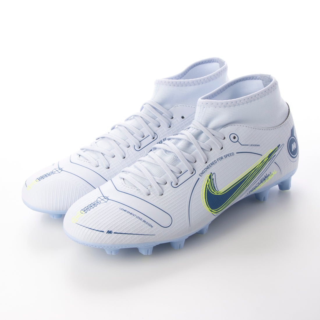 NIKE ナイキ スーパーフライ 8 アカデミー HG(グレー×ブルー) DJ2867