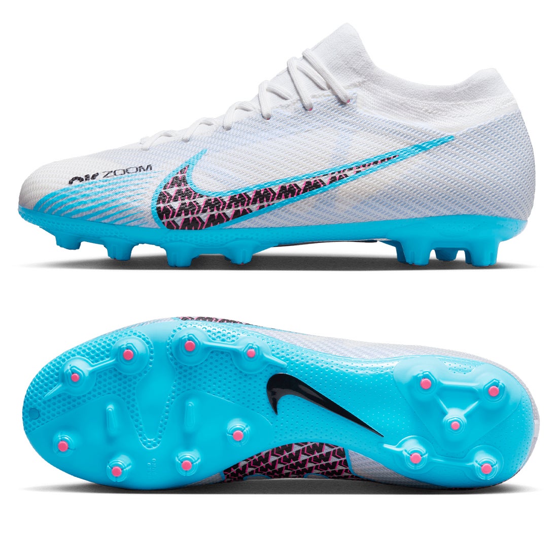NIKE ナイキ ズーム ヴェイパー 15 プロ HG(ホワイト×ブルー) DJ5602