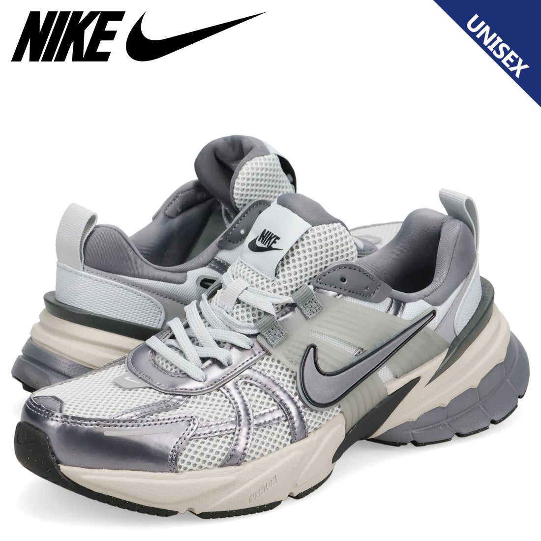 ナイキ NIKE V2K ラン スニーカー メンズ レディース V2K RUN グレー