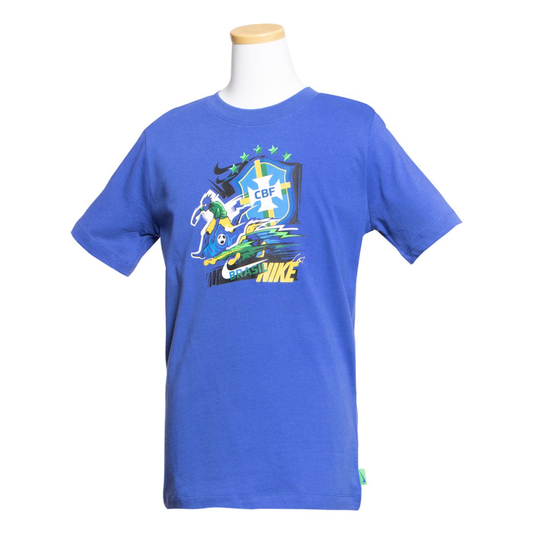 NIKE ブラジル代表 2022 プレイ Tシャツ 半袖 ジュニア(ブルー) DX4204