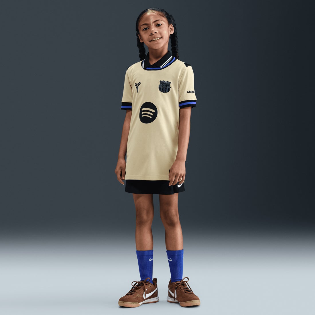 NIKE FCバルセロナ 25/26 ユニフォーム アウェイ 半袖 ジュニア HJ5286