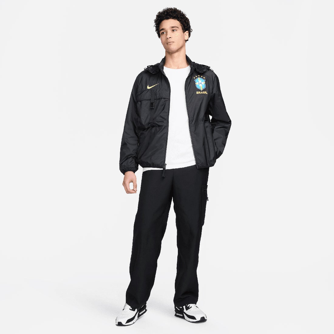 NIKE ブラジル代表 2024 HALO アンセム ジャケット(ブラック) FZ8359
