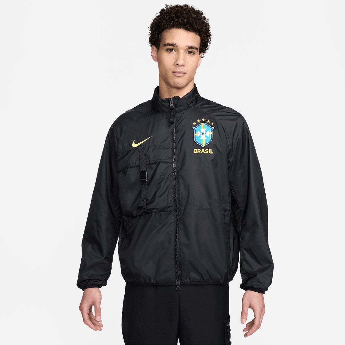 NIKE ブラジル代表 2024 HALO アンセム ジャケット(ブラック) FZ8359