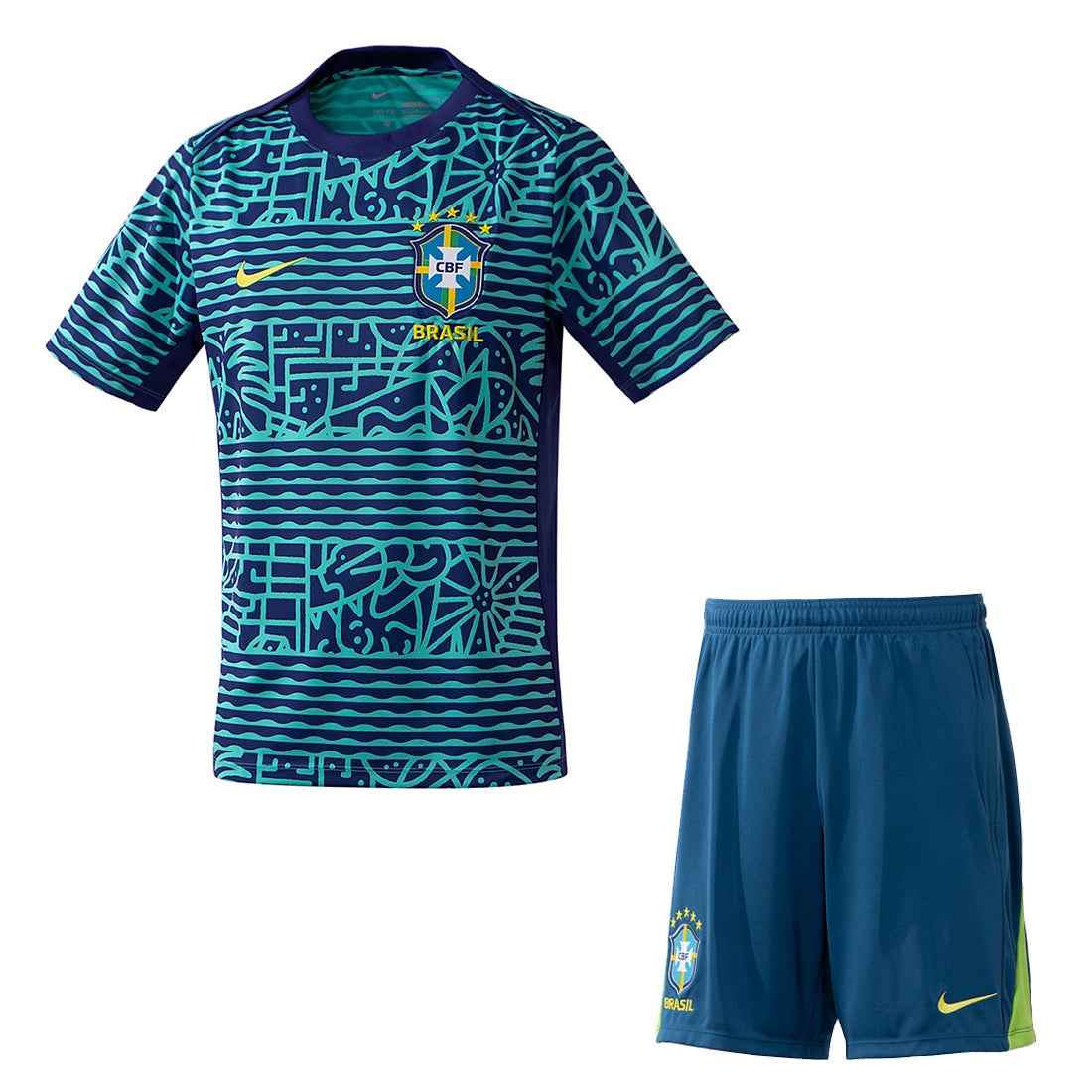 NIKE ブラジル代表 2024 Dri-FIT アカデミープロ プレマッチトップ