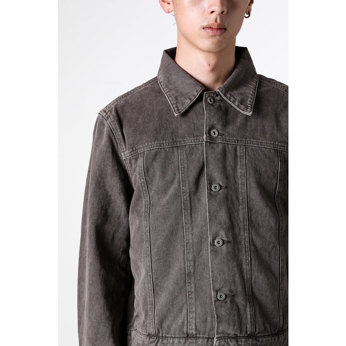 Omar Afridi Axes Denim Jacket （Brown） - Osaka / Kyoto, Ship