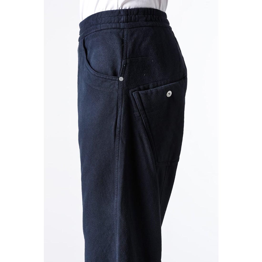 オマールアフリディ Omar Afridi Knee Darted Flare Pants （Navy