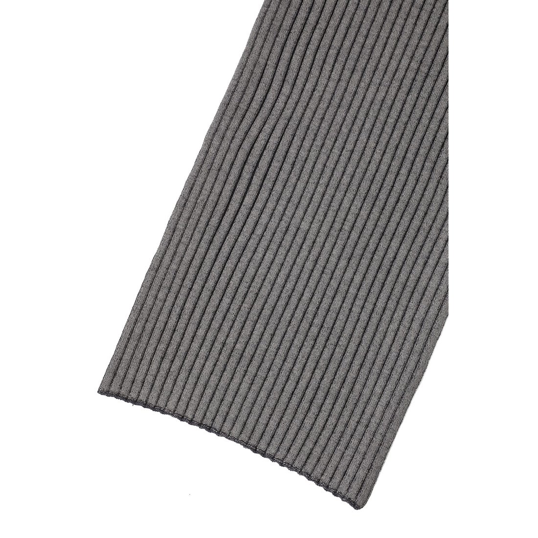 オマールアフリディ Omar Afridi ARTICULATED KNITTED SCARF （L GREY