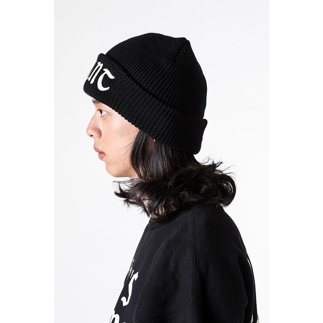 SAINT Mxxxxxx SAINT Knit Cap Black _ FASCINATE Osaka Japan. -FASCINATE