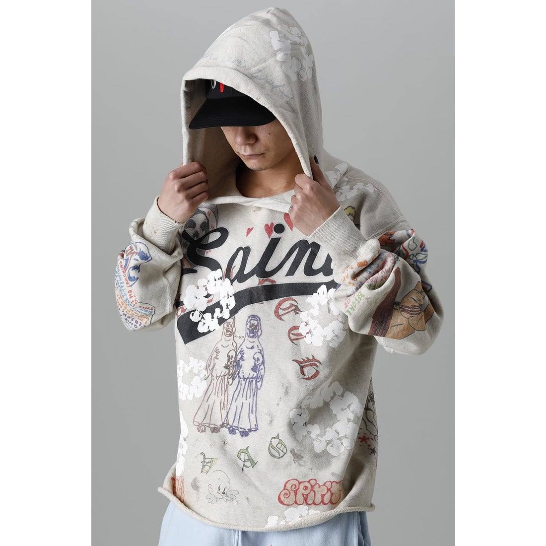 SAINT Mxxxxxx MX6 Hoodie （Grey - Osaka / Kyoto Stores, Ship