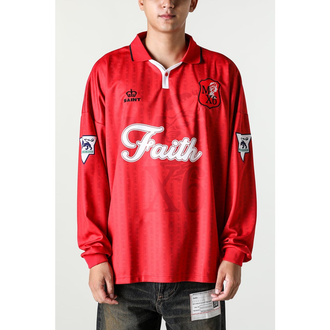 セントマイケル SAINT Mxxxxxx FAITH Soccer Shirt （Red