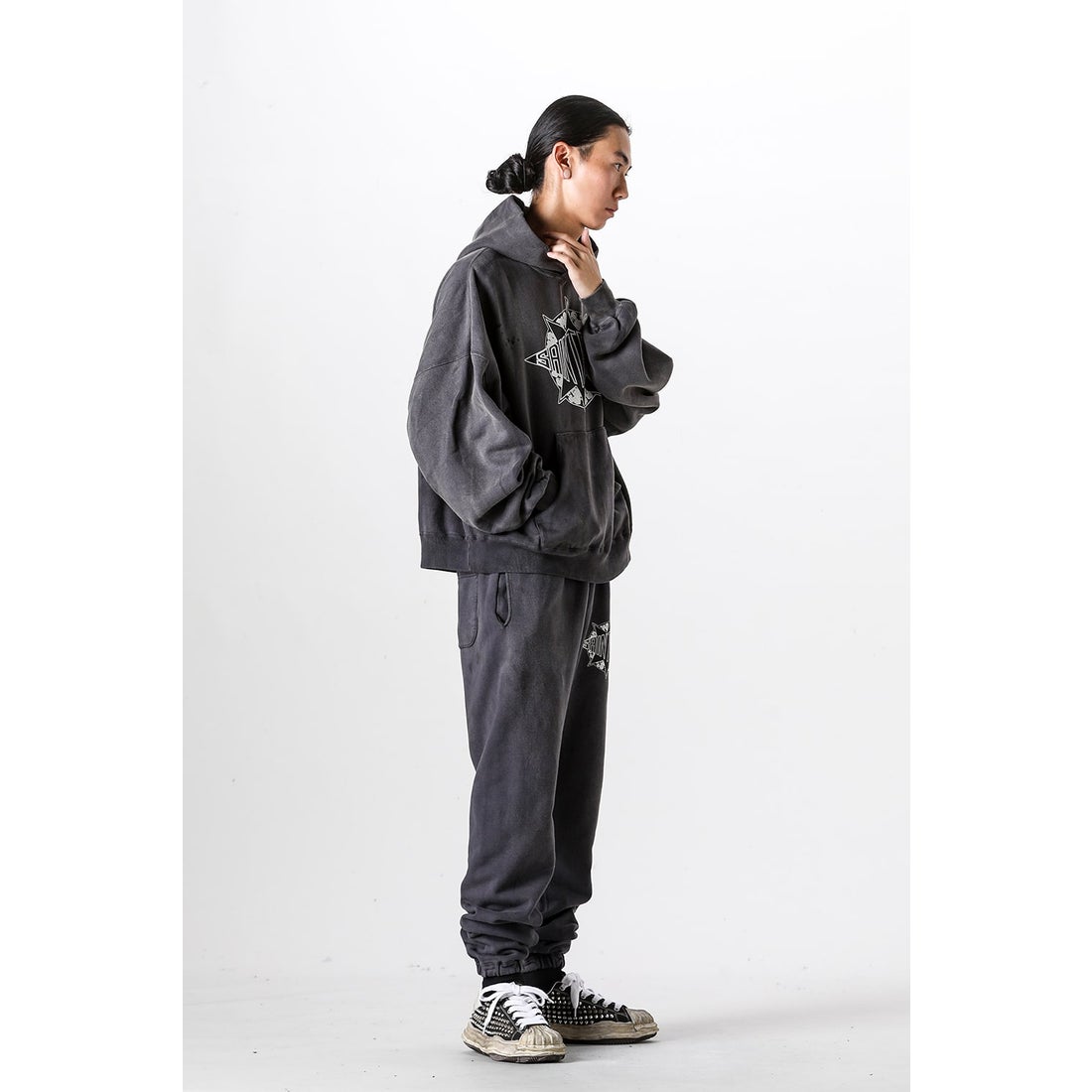 DENIM TEARS x SAINT Mxxxxxx SAINT TEARS Sweat Pants （Black