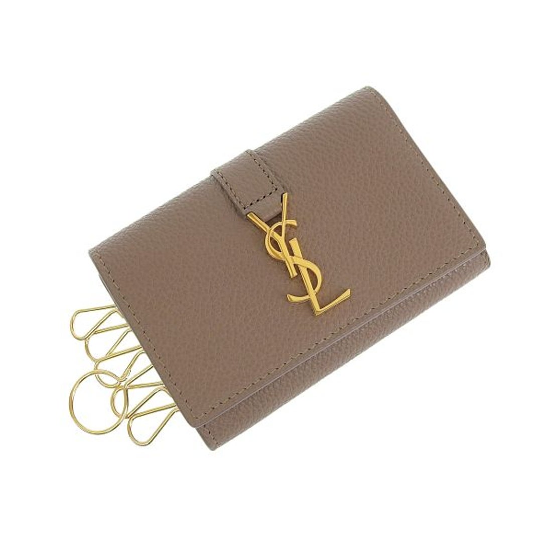 サンローラン SAINT LAURENT キーケース （ベージュ） -waja bazar