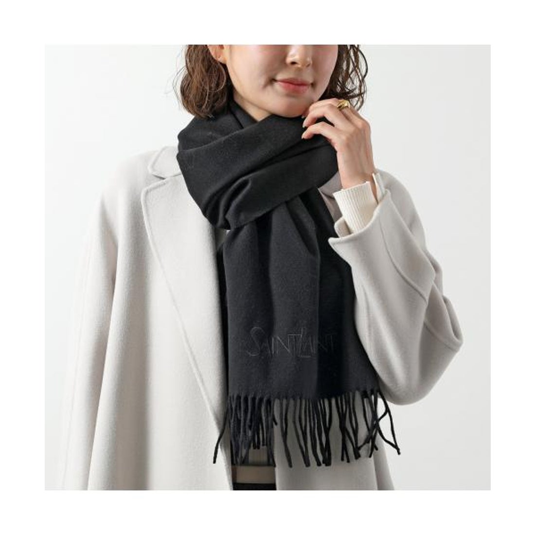 サンローラン SAINT LAURENT SAINT LAURENT マフラー 748959 3Y201