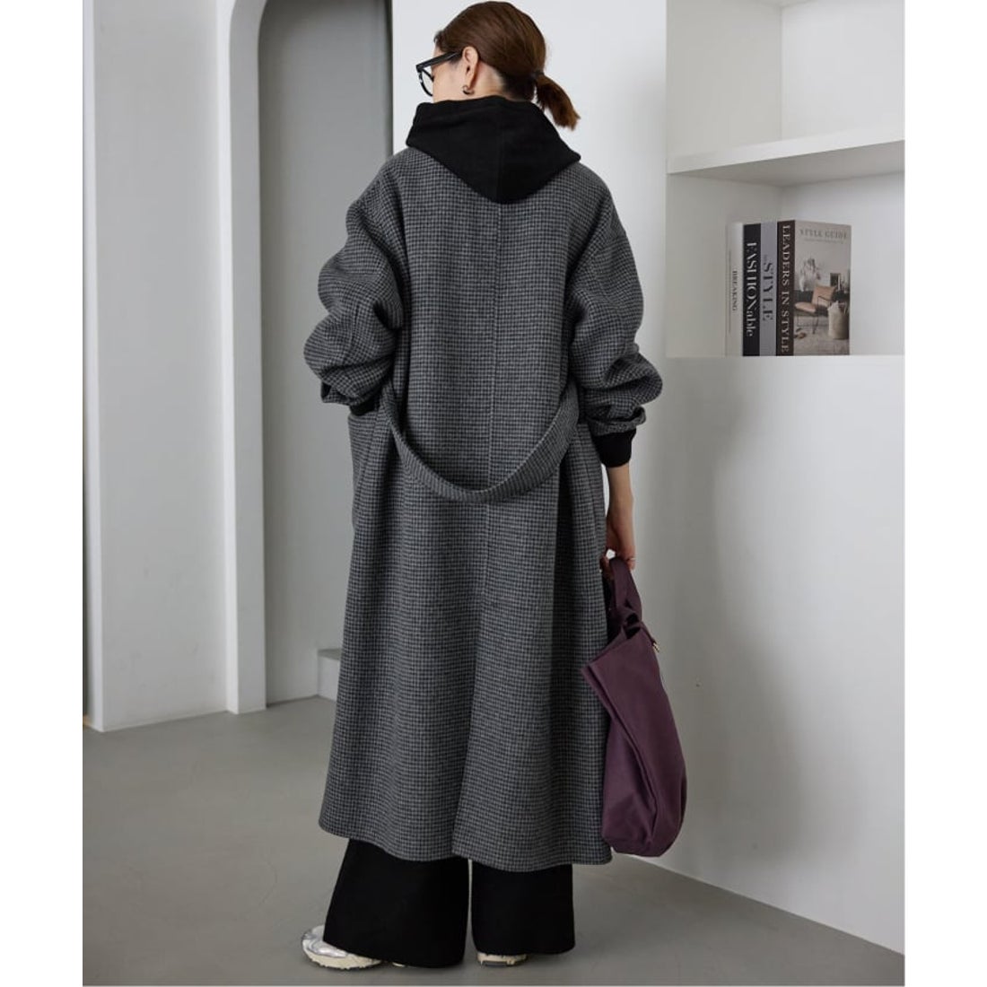 スローブ イエナ SLOBE IENA souple wool ダブルフェイスロングコート