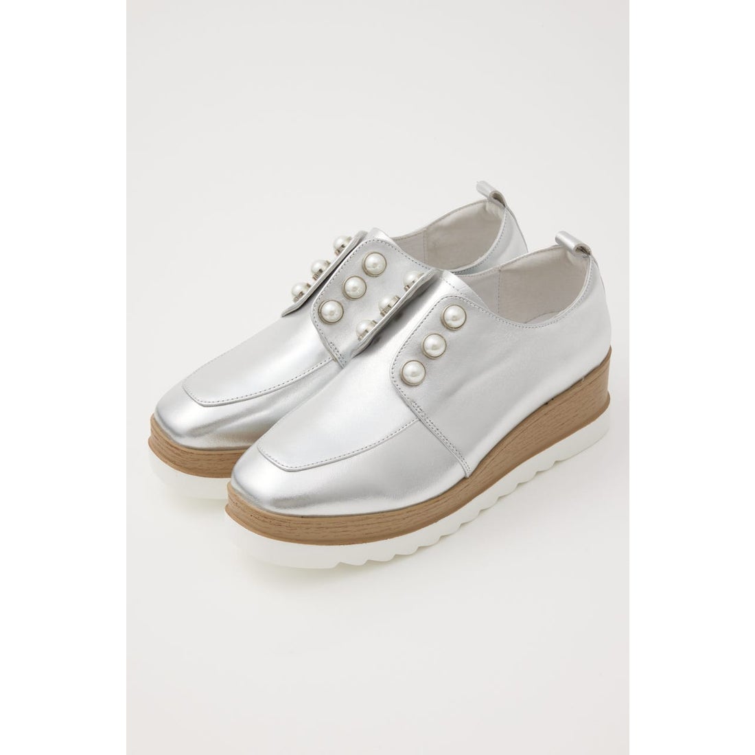 STACCATO メイジーパールプラットフォーム SLV -ファッション通販
