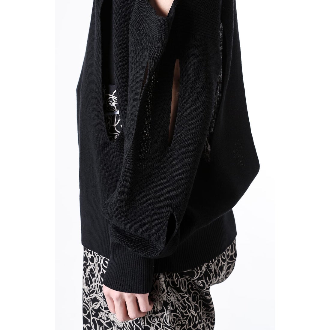 サルバム sulvam Slash Knit （Black） 通販 大阪/京都 -FASCINATE
