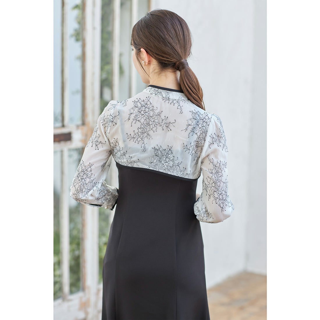 トッコクローゼット tocco closet レースボレロ付き2WAYマーメイド