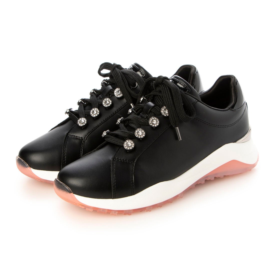 ＋dianaGOLF Diana ゴルフシューズ 黒 23.5 美品 プラスダイアナ