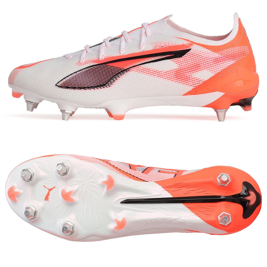 PUMA プーマ ウルトラ 5 アルティメット MXSG(ホワイト×オレンジ