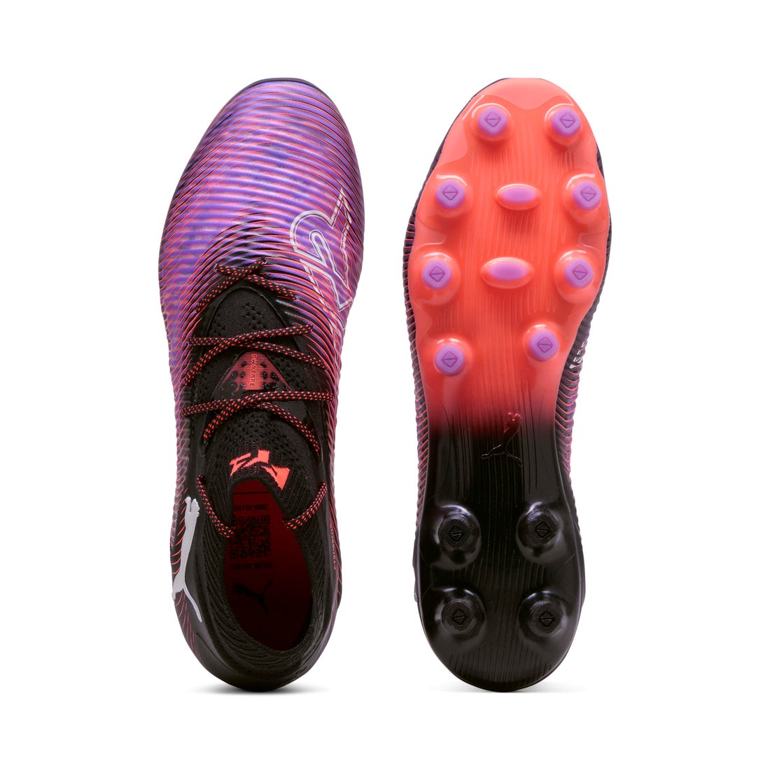 PUMA プーマ フューチャー 8 アルティメット HG/AG(ブラック×パープル