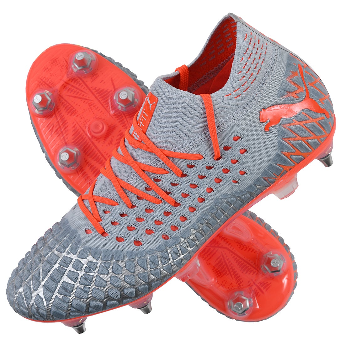 サッカースパイクフューチャー 19.1 NETFIT FG/AG取り替え式 PUMA
